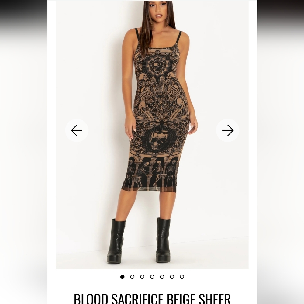 Blackmilk Blood Sacrifice Slip Dress